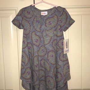 NWT paisley girls size 2 LuLaRoe Scarlett dress